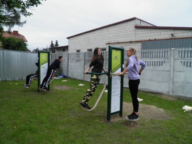Otwarcie siłowni zewnętrznej w Pilczynie 